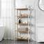 Solid Wood Freestanding Bathroom Shelves-105753438