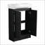 Meuble-lavabo autoportant de 23 po avec lavabo et portes à fermeture douce-1702350347