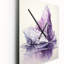 Horloge murale mauve Iceberg-99631220