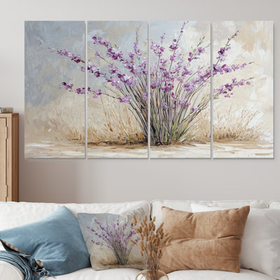 Wincanton - lavande, art mural - art mural traditionnel sur toile