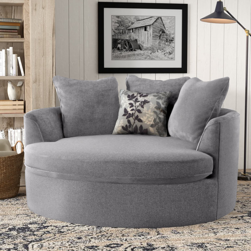 Beall Upholstered Accent Chair, Element Silverdollar Performance