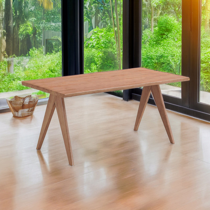 Dining Table With Wooden Leg