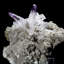 Améthyste en cascade sur Druzy Matrix
