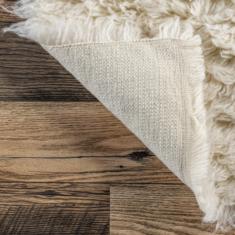 Nemya Greek Flokati Shag Area Rug, Square 8'