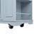 Kitchen Island with Glass Door Storage, Power Outlet and Open Shelves-129492565
