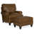 Carrado Leather Ottoman-990161833
