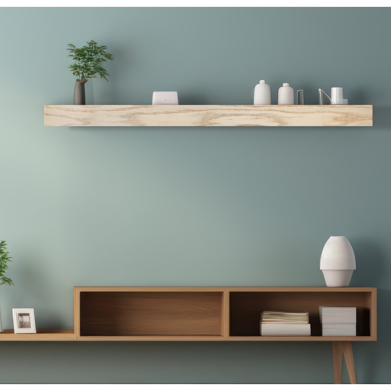 Emerald Lee Oak Floating Shelf, 5" H x 25" W x 5" D