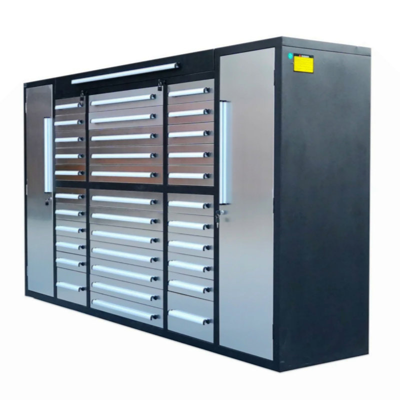 Armoire de rangement avec tiroirs et armoires