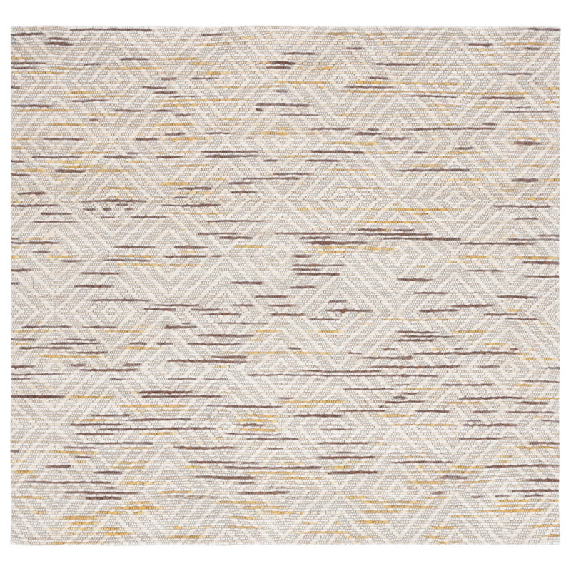 Geiser Hand Loomed Performance Geometric Rug, Square 6'