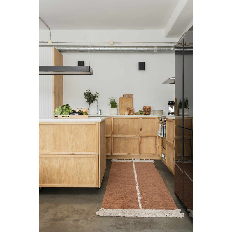 Reversible Washable Rug Duetto Toffee, Runner 2'7" x 7'6"