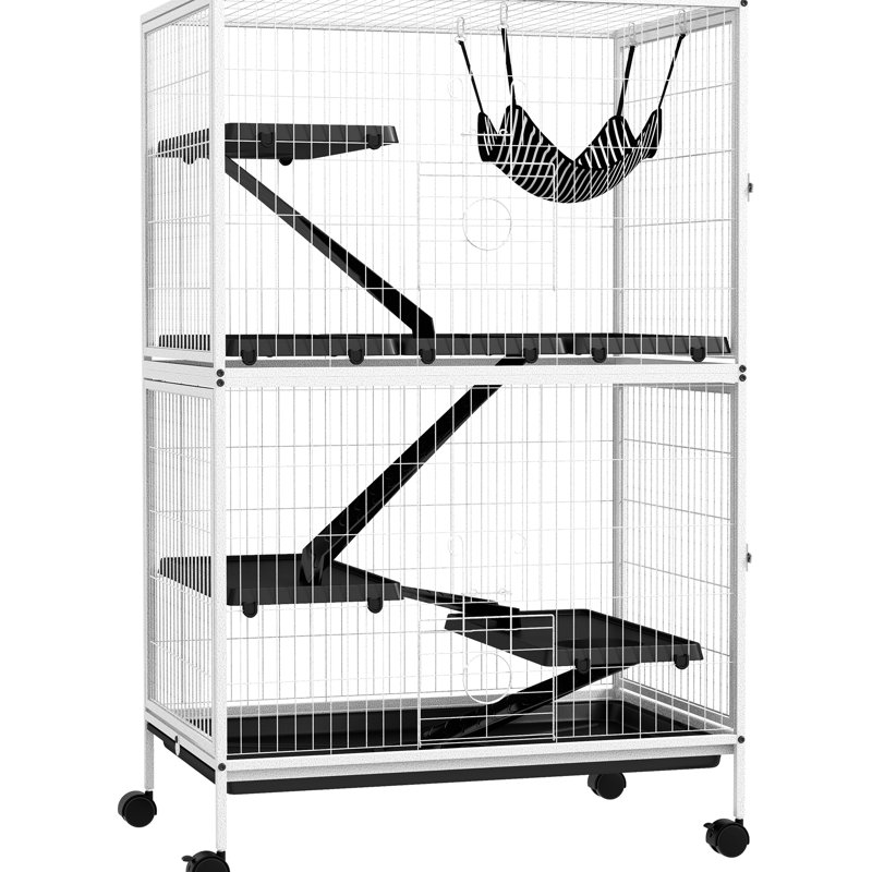 Cage pour petits animaux 50,5 "H - par 5 - blanc
