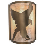 Rustic Lodge 1 - Light Flush Mounted Sconce