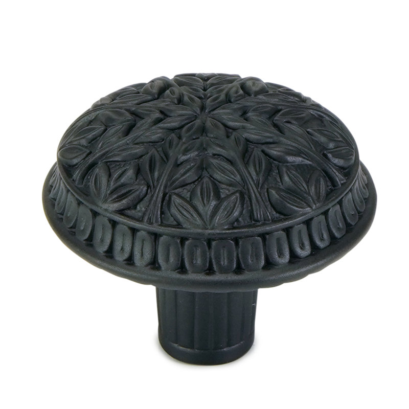 HAMPTON KNOB ; MATTE BLACK FINISH
