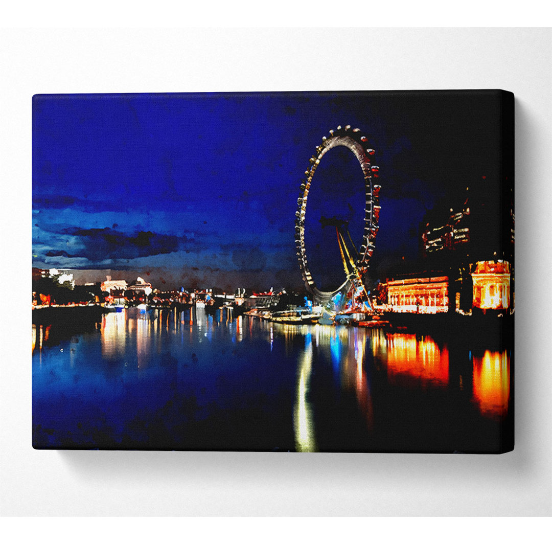 London Eye - Kunstdrucke auf Leinwand - Wrapped Canvas