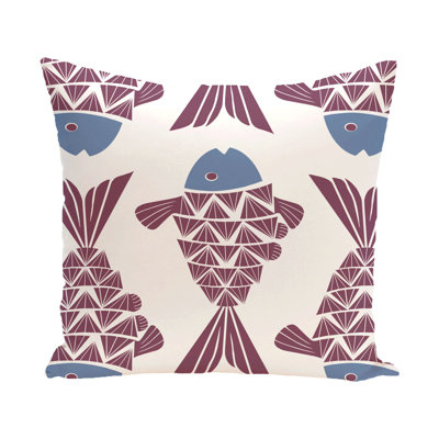 Beach Vacation Square Pillow Cover & Insert