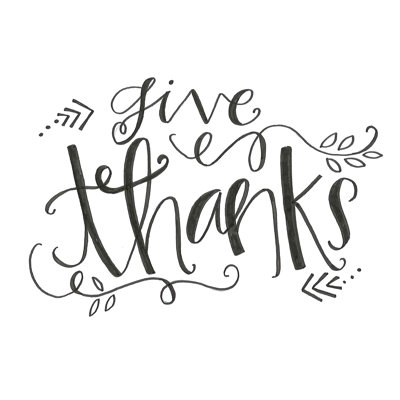 Give Thanks - Wrapped Canvas Art Prints