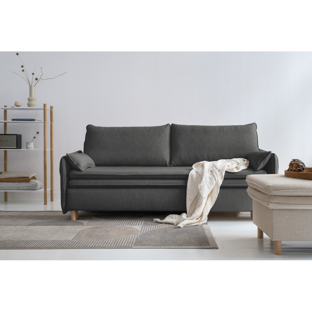 3-Sitzer Schlafsofa mit Bettkasten Simon, Easy-Clean