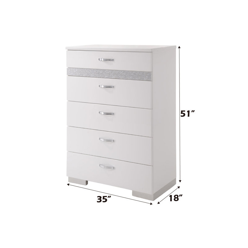 Commode 5 tiroirs Elkin