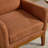 26.18" Wide Modern Accent Chair with Wood Legs-633530445