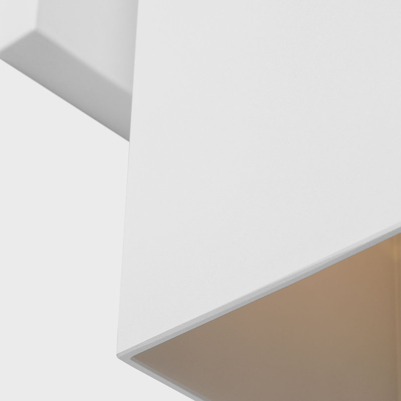 Rookwood Sean Lavin Pohl Outdoor Fixture In Outdoor Textured White Finish, 18.5" H x 5" W x 7.75" D, 2 Lights