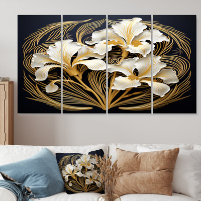 Ballentine - Irises Wall Art 4 Piece