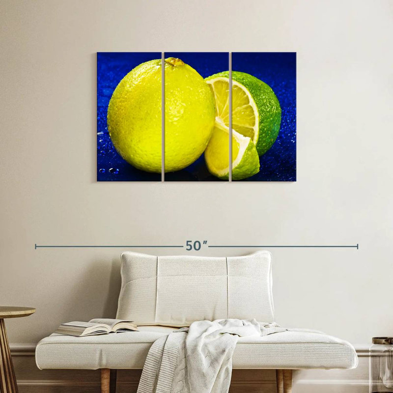 Yarlin Lemon Lime, 24" H x 38" W