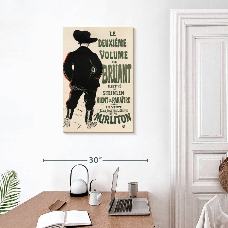 Leisha The Second Volume By Bruant 1893, 30" H x 20" W