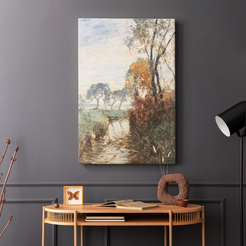 Paysage rétro CX - galerie enveloppée Cavas, H 60 po x l 40 po