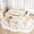 Philippe Kids Art Table & Chair Set, 3-in-1 Wooden Activity Craft Table with 2 Chairs, Large Storage Bins, Paper Roll Holder & Paint Cups, Toddler Drawing Painting Play Desk for Home Classroom Daycare-112651554