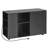 3 Drawer Wooden File Cabinet Mobile Filing Cabinet with Power Strip-967109331