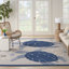 Tapis intérieur / extérieur bleu / gris / bleu marine-729829382