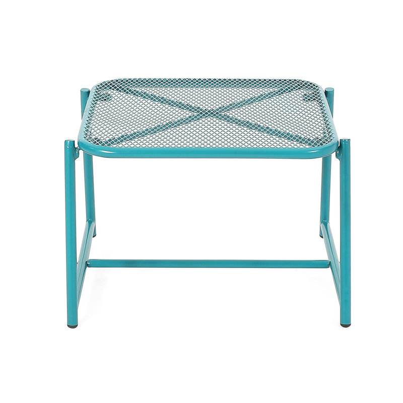KINCAID 13"H SIDE TABLE, Teal