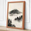 Mountain Above the Mist Japandi - Wrapped Canvas-56407638-56407637