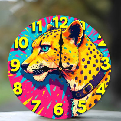 Leopard Decorative Clock