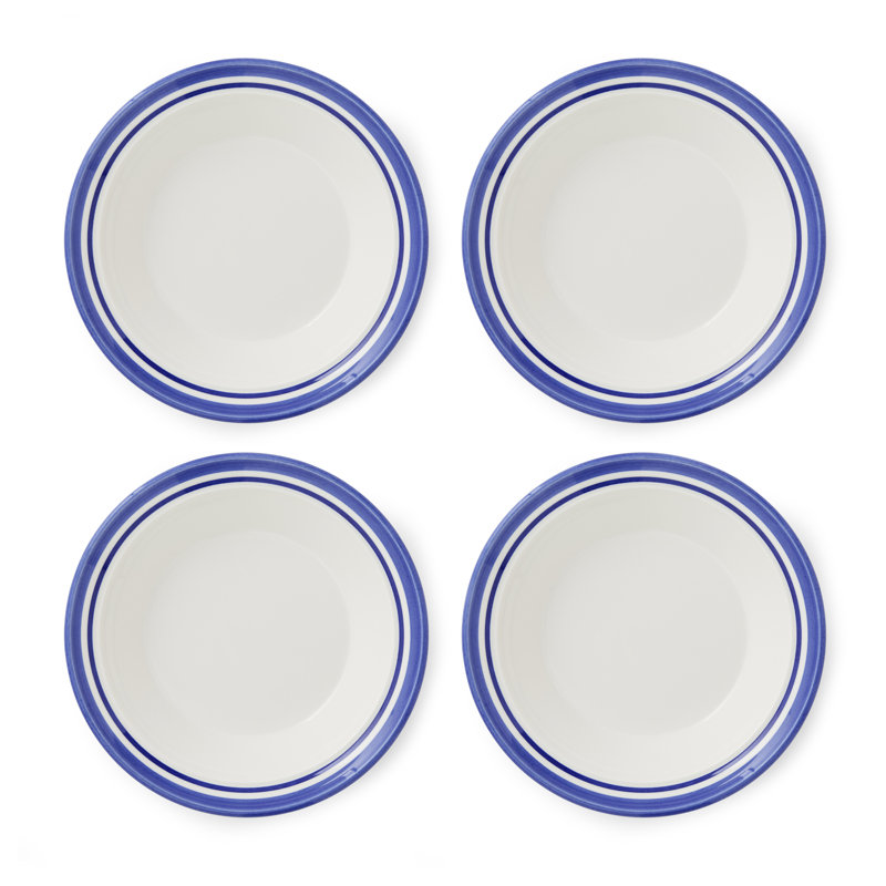 Portmeirion, Potters Stripe - Soup Plate, Blue