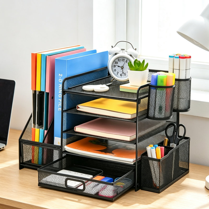 Classeur de bureau à 5 niveaux