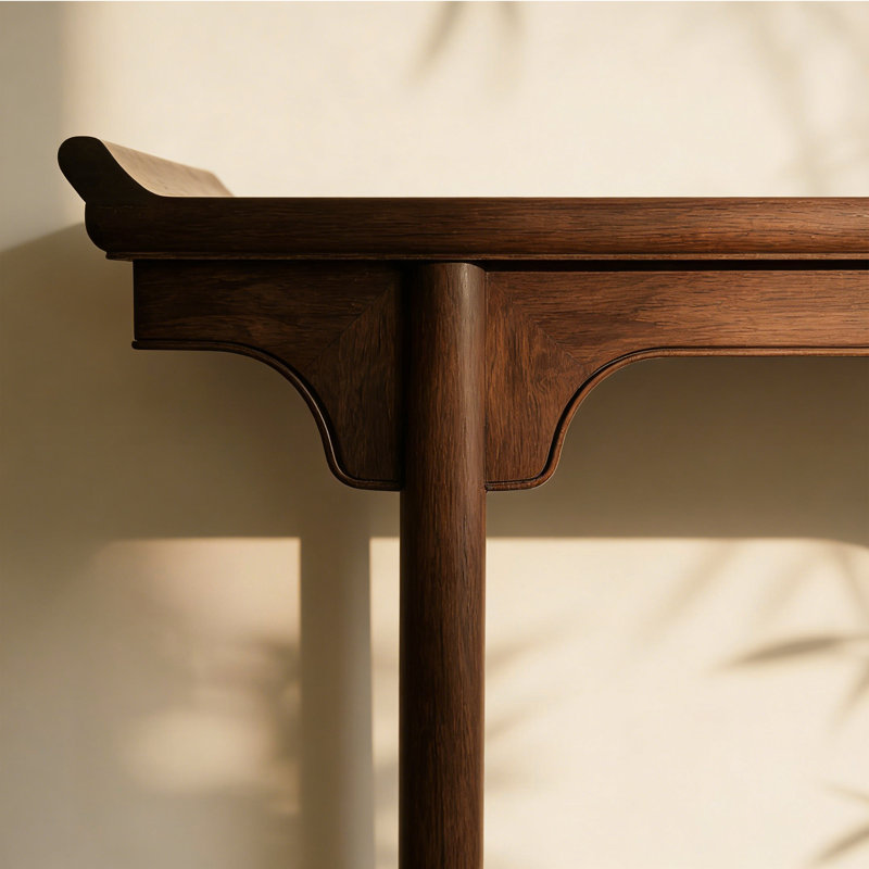 Nouvelle console en bois massif de style chinois, 33.4" H x 51" W x 17.7" D