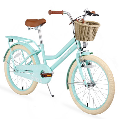 Multiple Colors,Girls Bike With Basket For 7-10 Years Old Kids,20 Inch  Wheel ,No Training Wheels Included