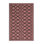Machine Washable Trellis Brown Area Rug