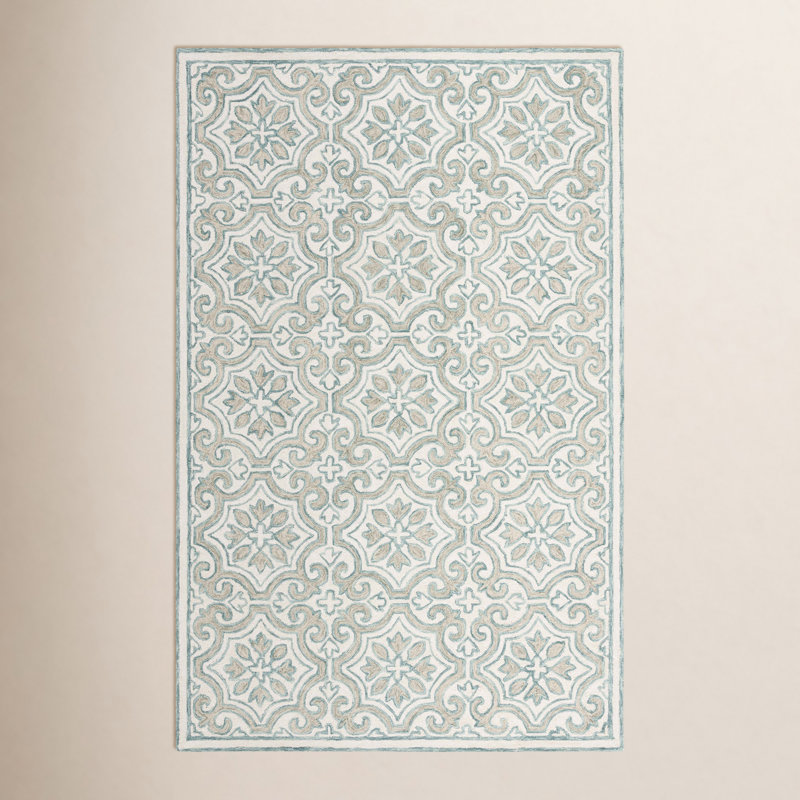 Tapis en laine et en coton touffeté à la main Lauren Ralph Lauren, Rectangulaire 8 pi x 10 pi