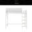 Loft Bed With Ladder,Storage Shelves-1174920126-1199674330