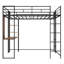 Lit mezzanine double en métal-575785277
