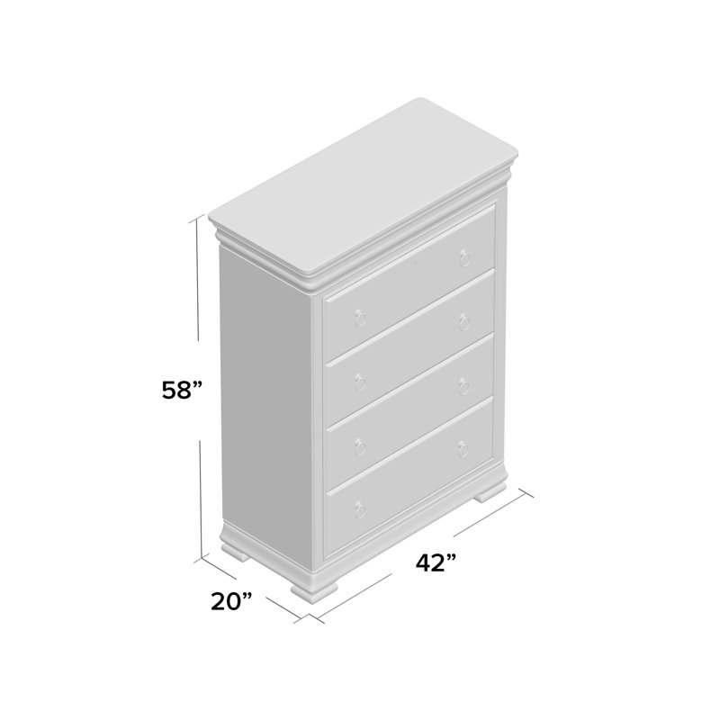 Reprise 4 - Drawer Dresser, Brown