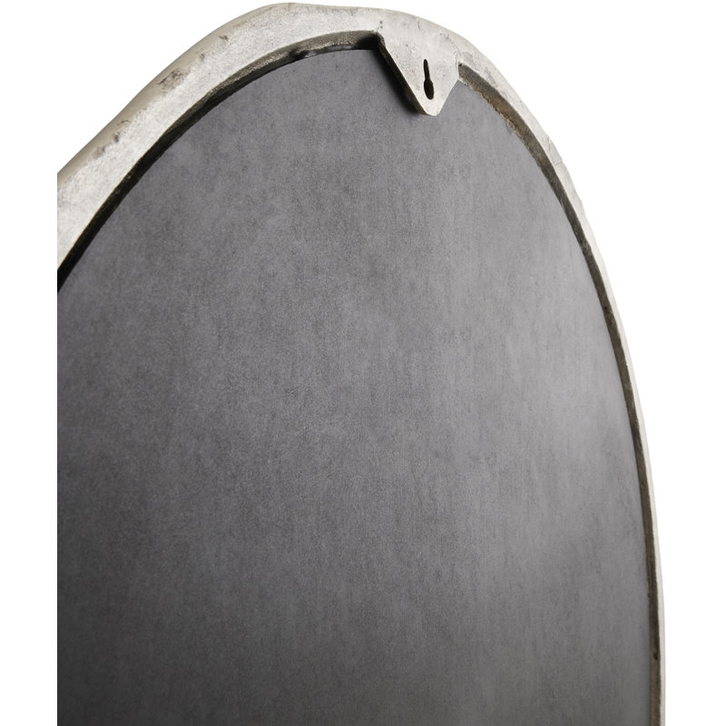 Miroir d'appoint Doly Arenas, Argent argent, Aluminum