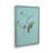 Toile avec cadre en chrome poli