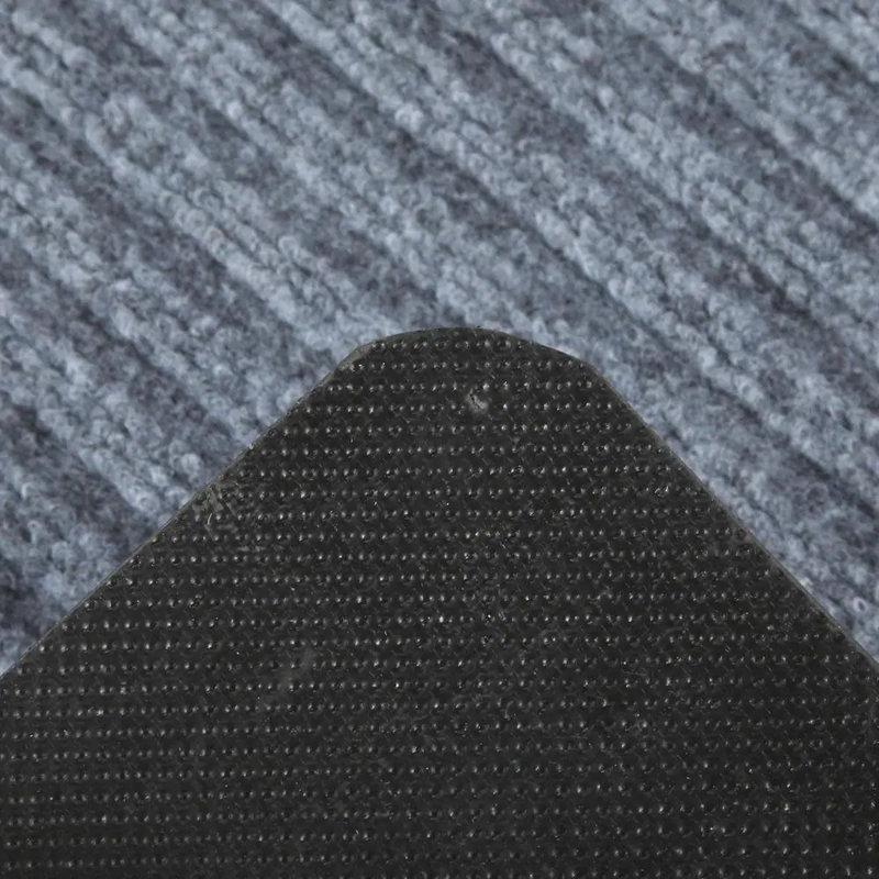 Black and Gray Rubber Outdoor Non-Slip Grill Mat
