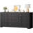 12 Drawers Wood Dressers, 63" Long TV Stand Dresser for 65 Inch TV-1375970203