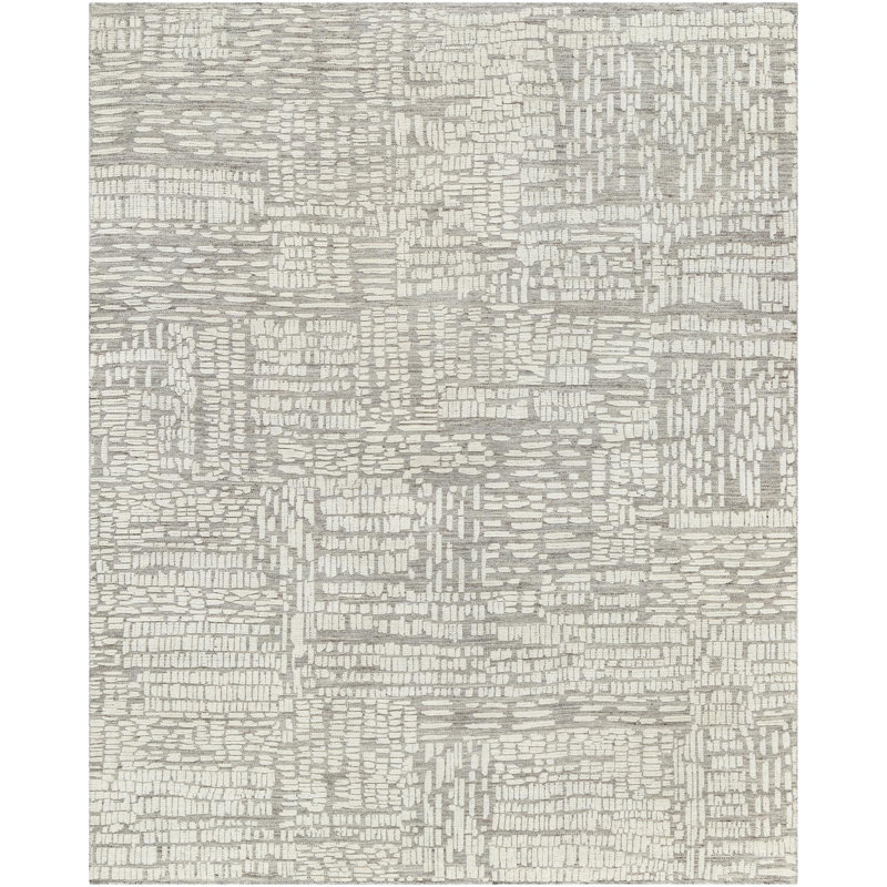 Tunus Handmade Wool Abstract Area Rug, Rectangle 9' x 12'
