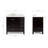 Cambridge 37'' Single Bathroom Vanity with White Quartz Top-1621854552