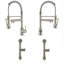 Brushed Nickel Kitchen Faucet With Pull Down Sprayer - Touch On, Single Handle, 2-Function, Stainless Steel, Single Hole Installation | Gift Idea-122633972